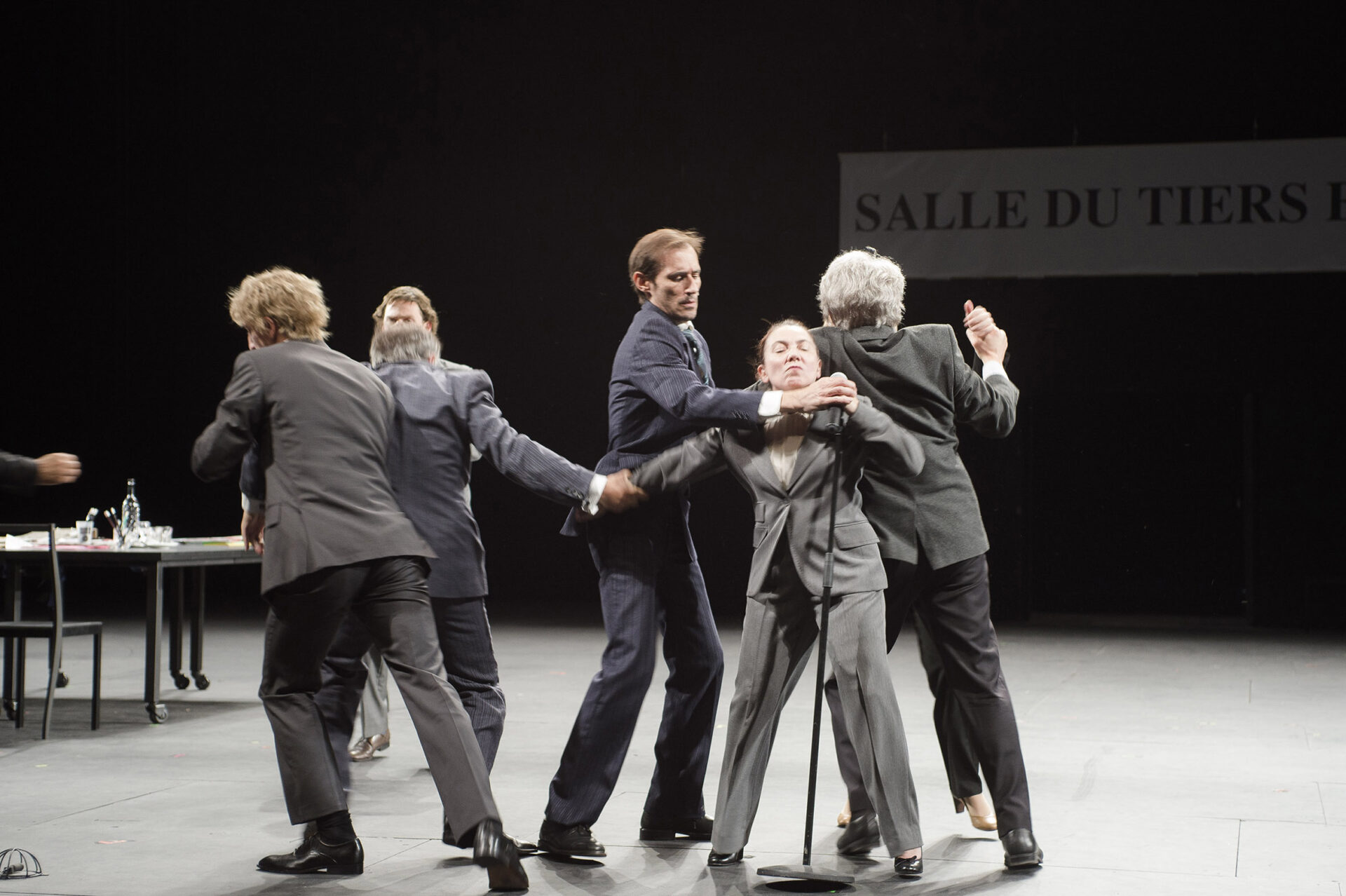 2015 juin Theatre des Amandiers"Ça Ira /1 Fin de Louis" un spectacle écrit et mis en scène par Joël Pommerat